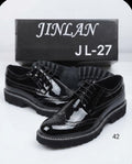 Jinlan JL-27 – Derby noir verni